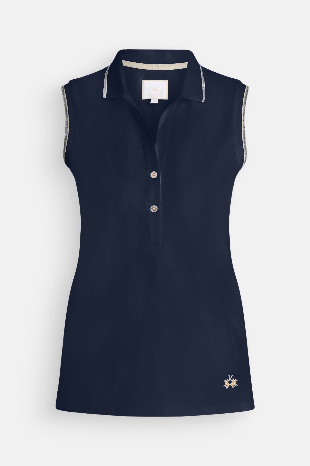 LA MARTINA Polo-Top 'Yessenia' navy, Bild 1