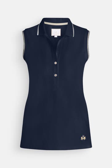 LA MARTINA Polo-Top 'Yessenia' navy