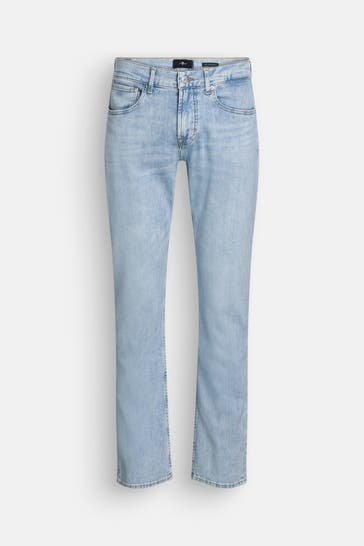 7 FOR ALL MANKIND Jeans hellblau straight