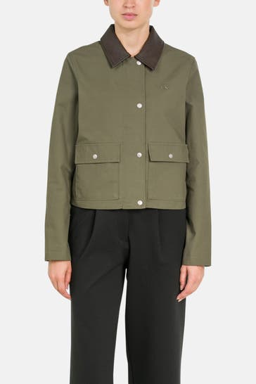 CALVIN KLEIN Übergangsjacke waldgrün
