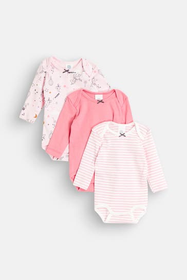 SANETTA 3er-Pack Bodies mehrfarbig