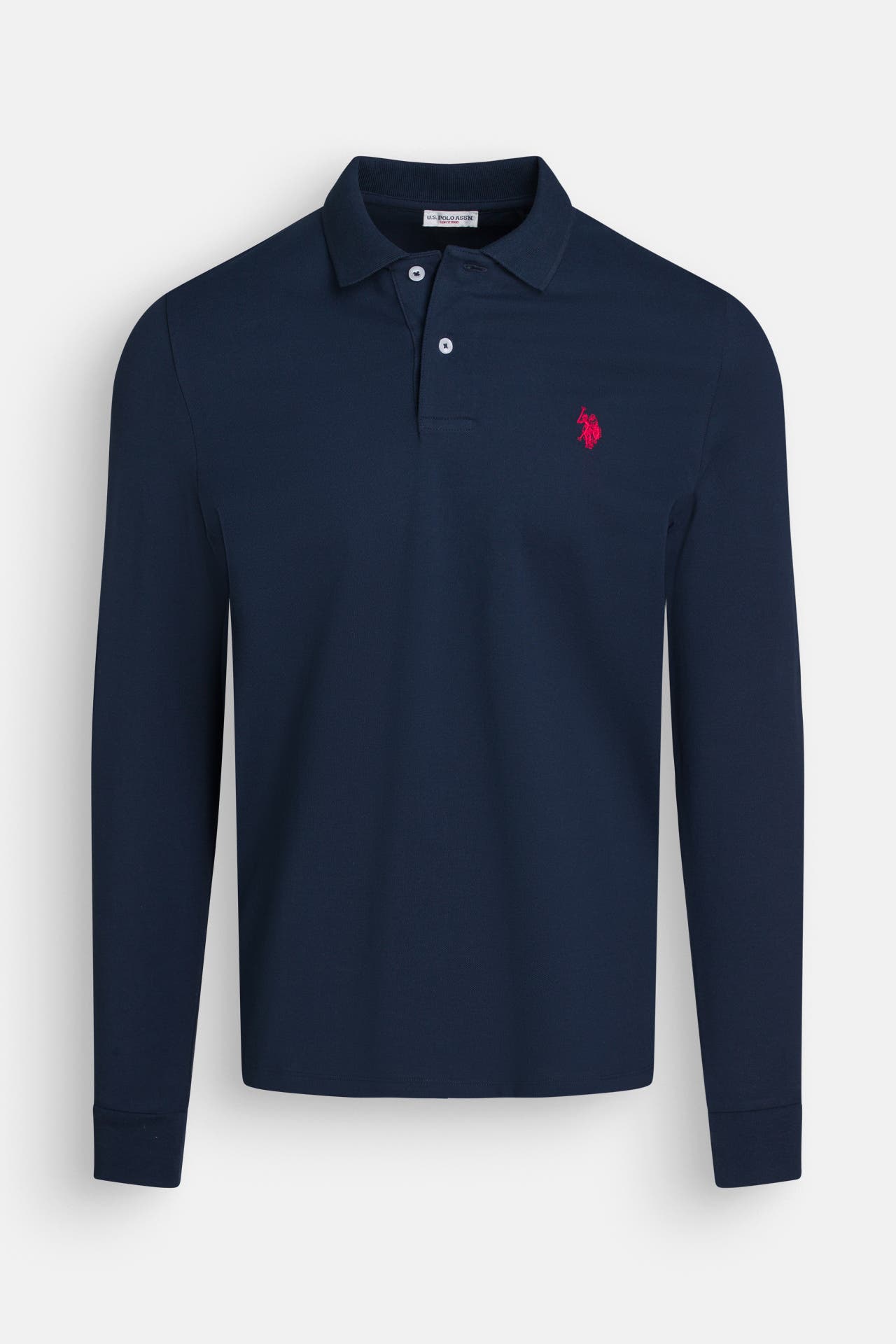 U.S. POLO ASSN. Langarm-Polo dunkelblau, Bild 1