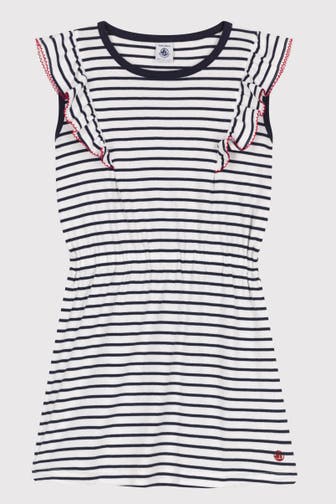 PETIT BATEAU Kleid gestreift