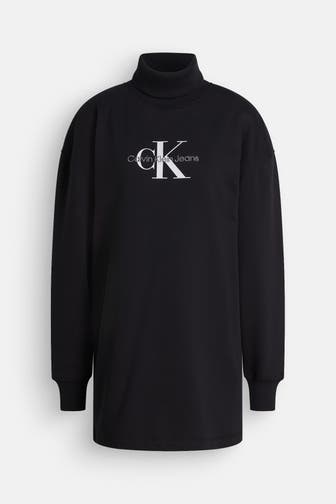 CALVIN KLEIN Sweat-Kleid schwarz