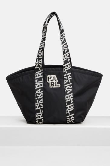 KARL LAGERFELD Shopper gemustert