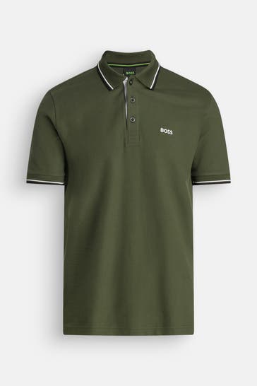 BOSS GREEN Polo-Shirt 'Paddy Pro' dunkelgrün