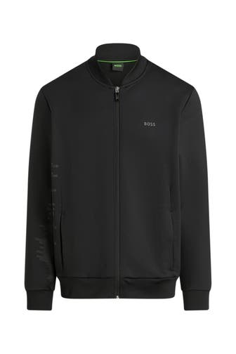 BOSS GREEN Sweatjacke 'Samoo' schwarz