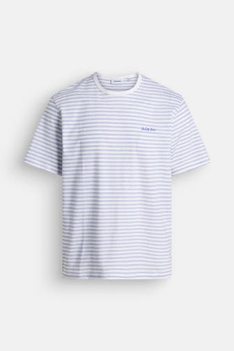 JACK & JONES T-Shirt 'Devin' gestreift