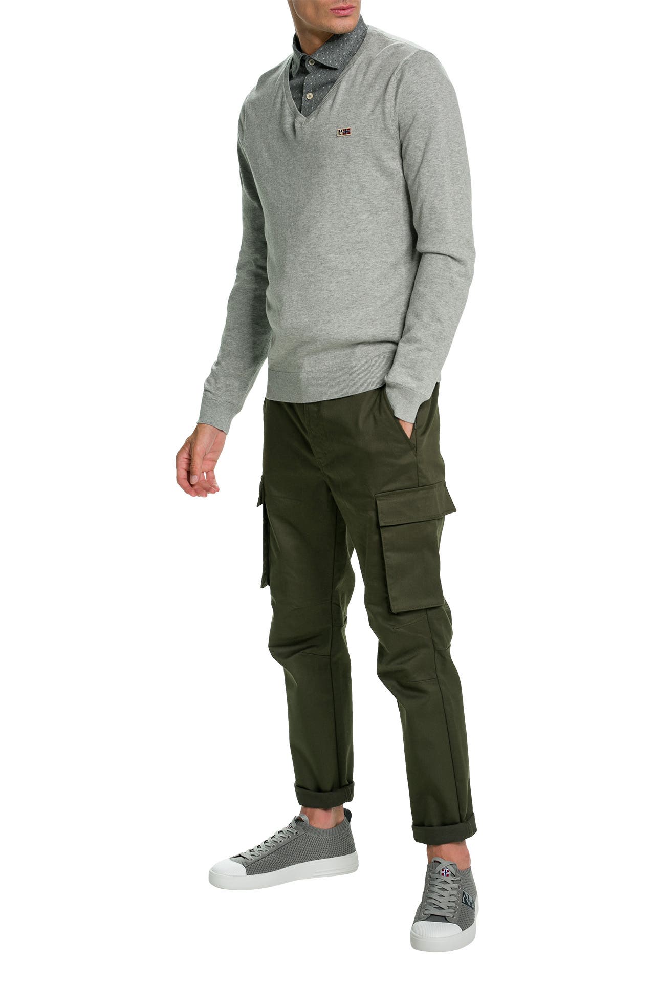 NAPAPIJRI Strickpullover hellgrau, Bild 1