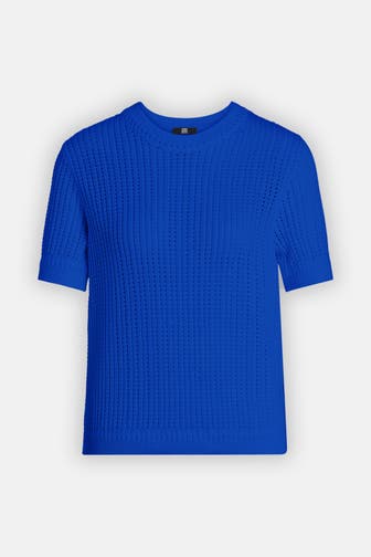 RIANI Strickshirt royalblau