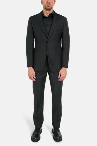 EMPORIO ARMANI Woll-Anzug schwarz