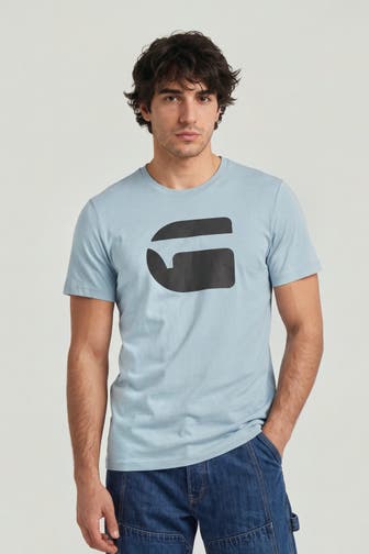 G-STAR T-Shirt hellblau