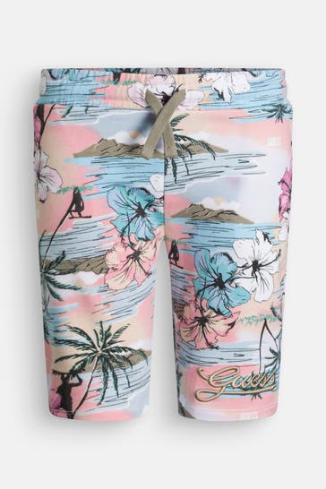 GUESS Sweatshorts gemustert