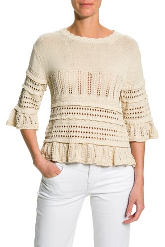 RICH & ROYAL Strickshirt beige