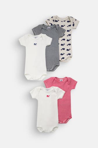 PETIT BATEAU 5er-Pack Bodys mehrfarbig