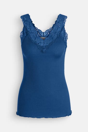 ROSEMUNDE Top azurblau