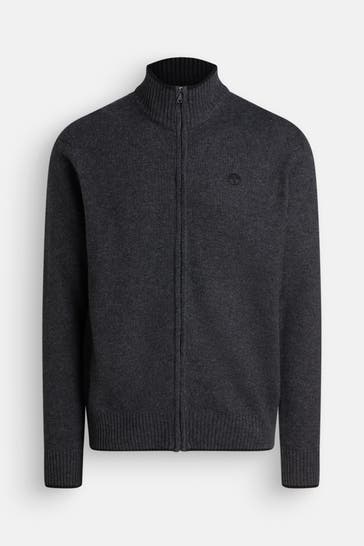 NORTH SAILS Wollmix-Strickjacke anthrazit