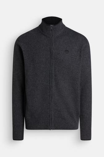 NORTH SAILS Wollmix-Strickjacke anthrazit