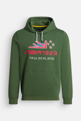 NEW ZEALAND AUCKLAND Hoodie 'Roraw' dunkelgrün