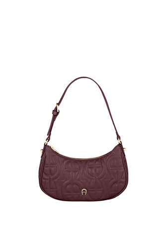 AIGNER Handtasche burgunder