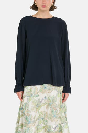 RIANI Blusenshirt dunkelblau