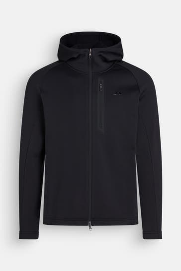 J.LINDEBERG SPORTSWEAR Sweatjacke 'Wayne Polartec' schwarz