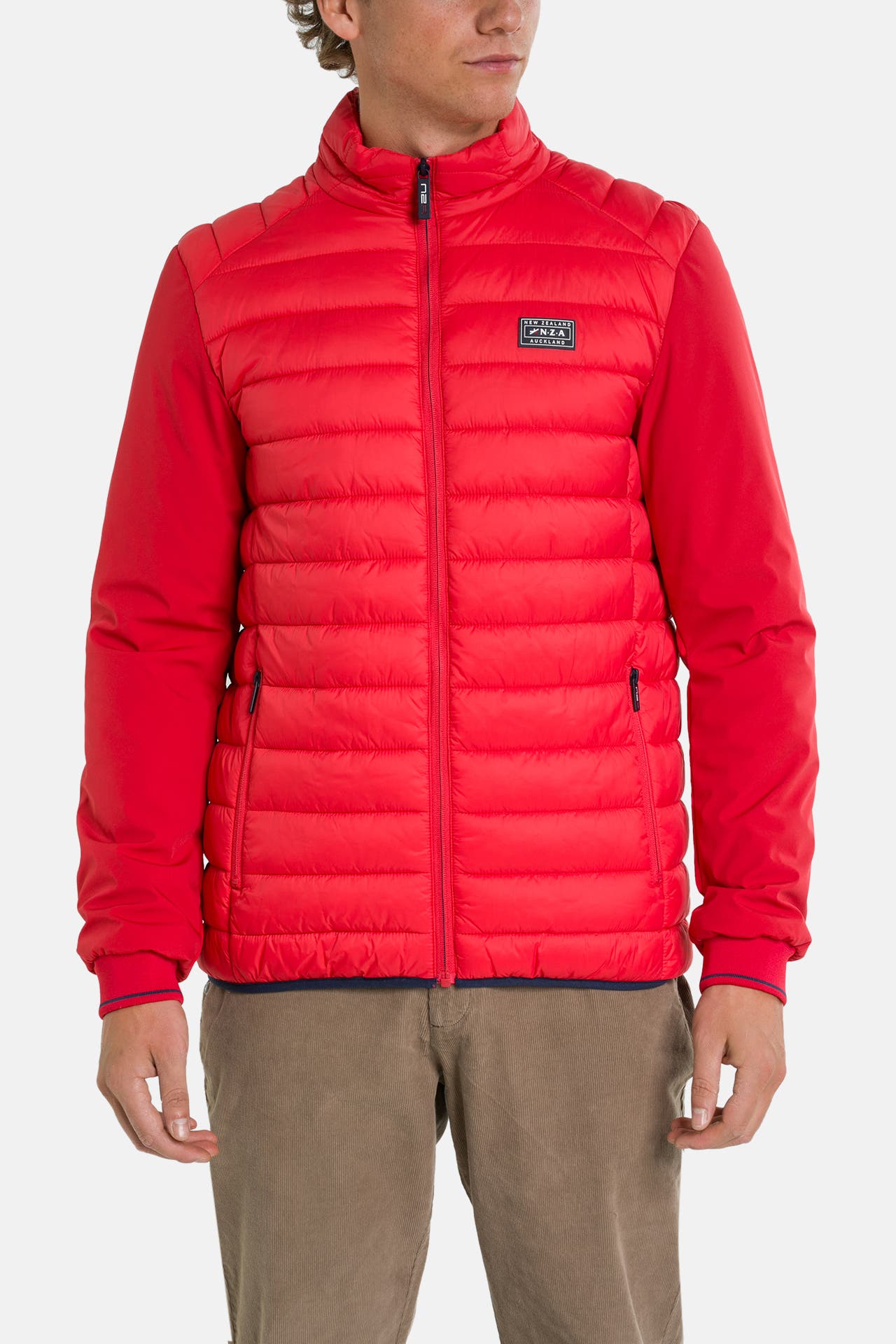NEW ZEALAND AUCKLAND Steppjacke rot, Bild 1
