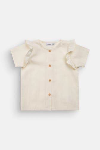 NAME IT Bluse 'Hisolli' ecru