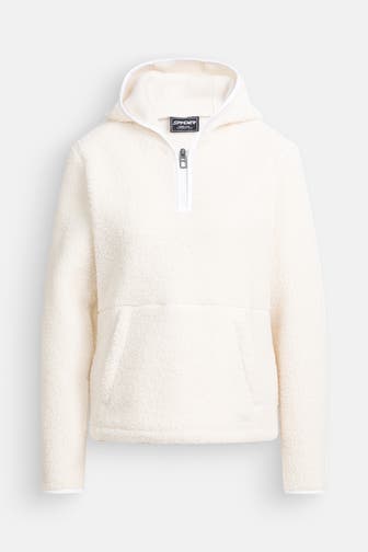 SPYDER Fleece-Hoodie 'Cloud' ecru