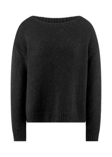 RIANI Wollmix-Pullover schwarz