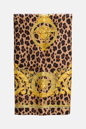 VERSACE Seidentuch gemustert