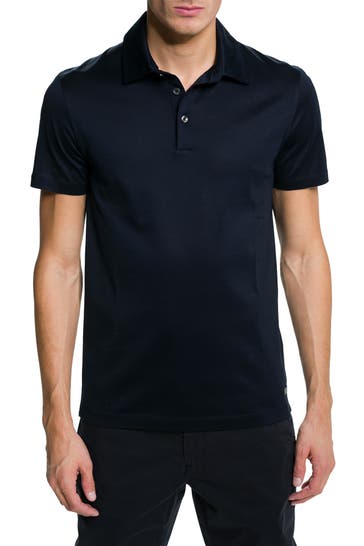 BALDESSARINI Polo-Shirt 'Piter' nachtblau