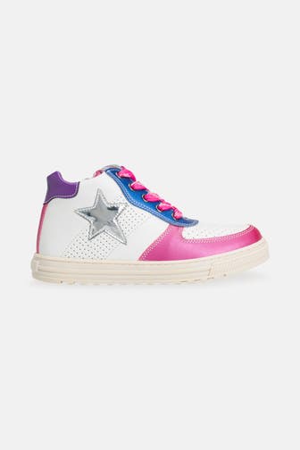 NATURINO Leder-Sneaker 'Hess' mehrfarbig