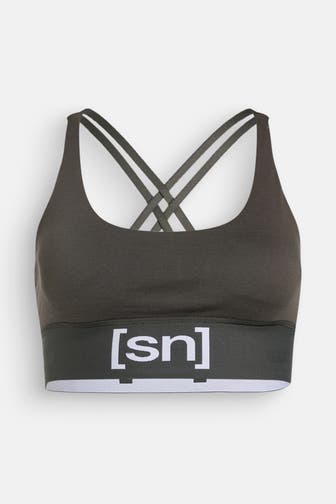 SUPER.NATURAL Sport-Bustier oliv