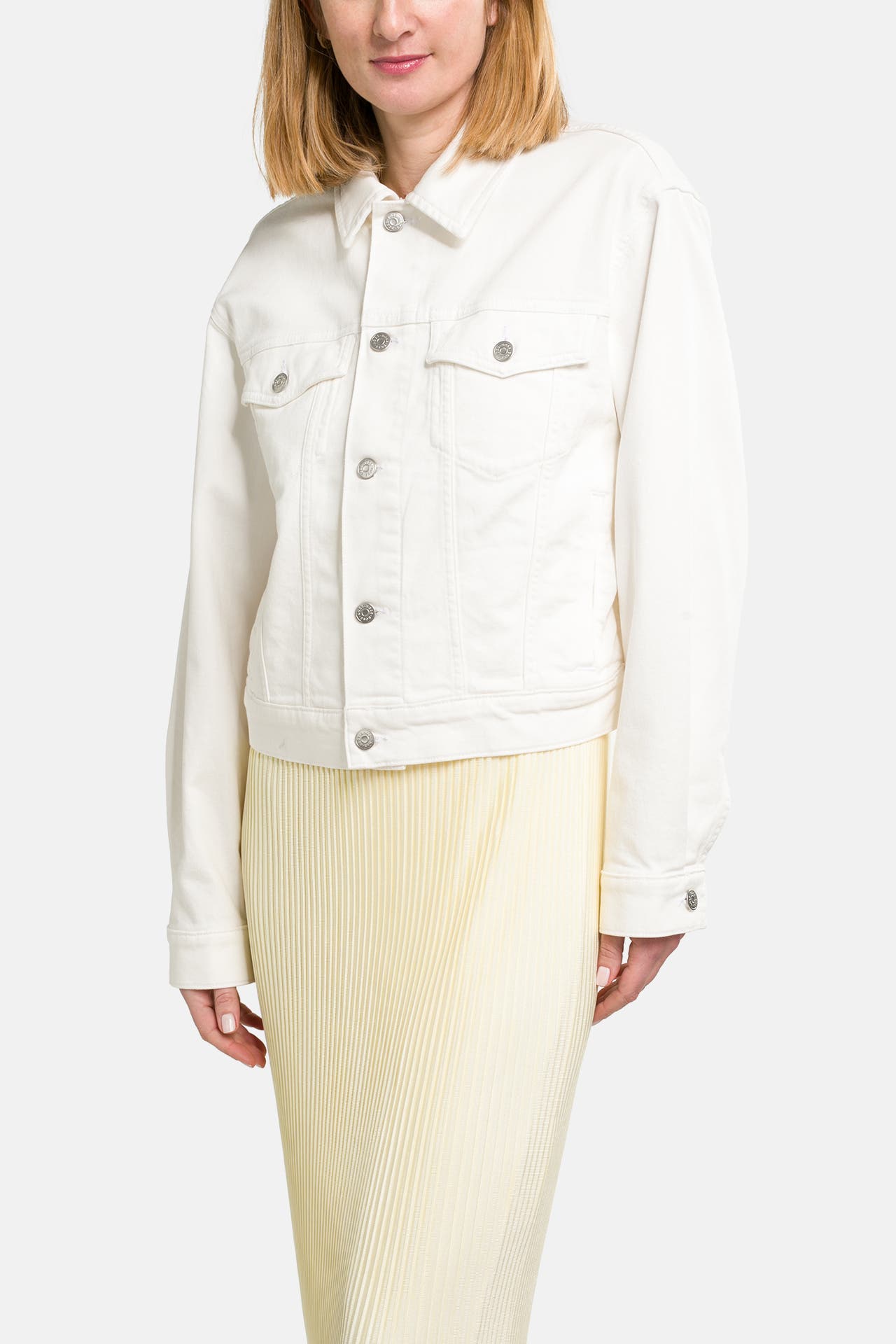 BOSS ORANGE Jeansjacke 'Trucker' ecru, Bild 1
