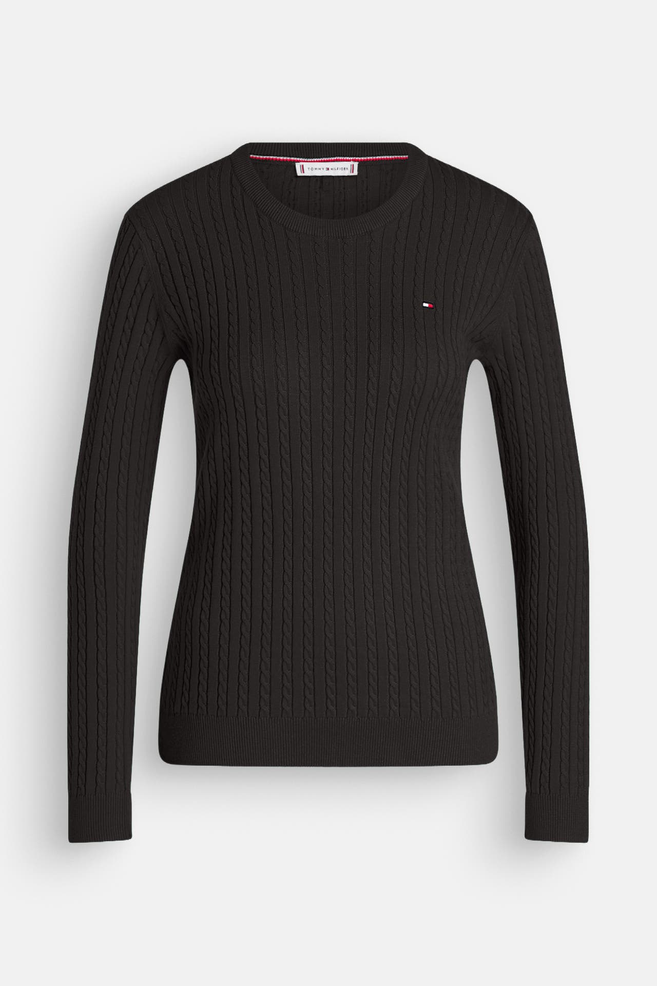 TOMMY HILFIGER Strickpullover schwarz, Bild 1