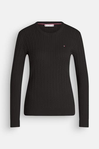 TOMMY HILFIGER Strickpullover schwarz