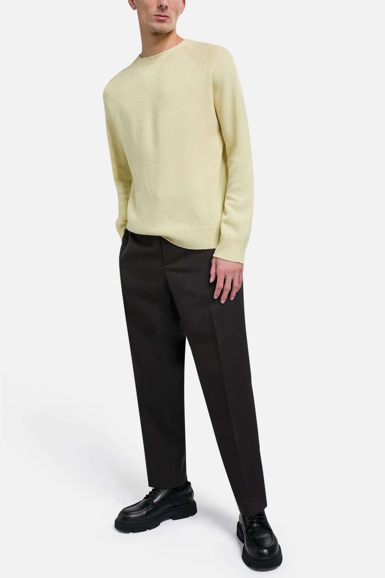 JIL SANDER Chasmeremix-Pullover hellgelb, Bild 1