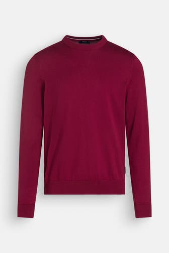 HECHTER Paris Strickpullover dunkelrot