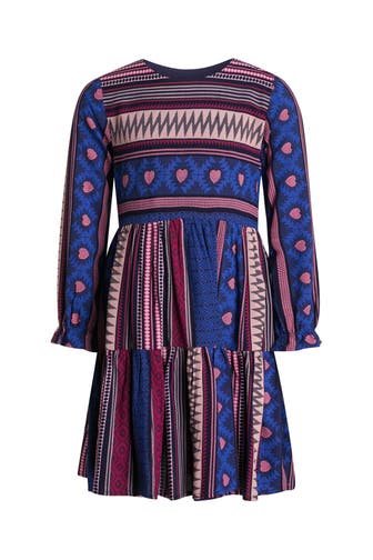 HAPPY GIRLS Kleid gemustert