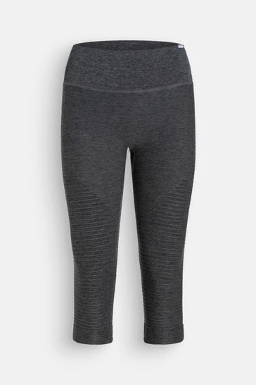 SMILODOX Capri-Tights dunkelgrau meliert