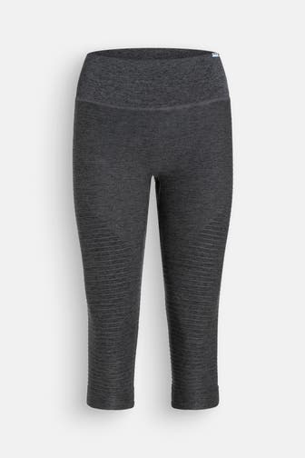 SMILODOX Capri-Tights dunkelgrau meliert