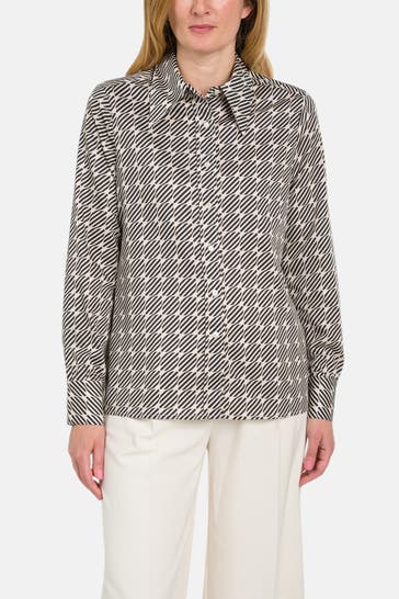0039 ITALY Bluse 'Mirijam' gemustert