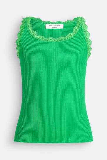 ROSEMUNDE Seidenmix-Top grün