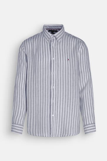 TOMMY HILFIGER Leinenhemd 'Essential' Regular Fit