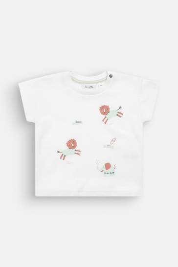 SANETTA T-Shirt weiß