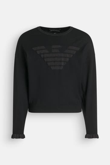 EMPORIO ARMANI Strickpullover schwarz