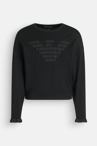 EMPORIO ARMANI Strickpullover schwarz
