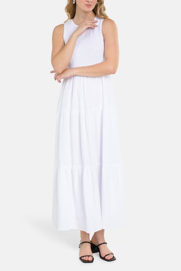 DKNY Maxikleid weiß