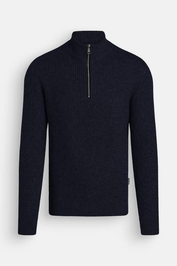 REPLAY Wollmix-Troyer nachtblau